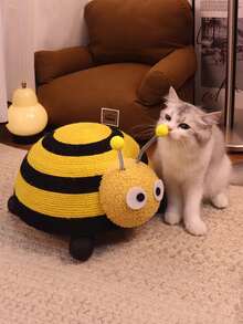 لوح خدش القطط، لعبة قطط على شكل سلحفاة، خدادة من الحبال الصيصالية المتينة، مقاوم للخدش، بدون فوضى، مناسب للقطط الصغيرة