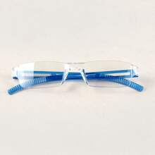 超轻一体式老花镜，透明镜片，防眼疲劳，男女通用设计 - 白色 - 查看 9