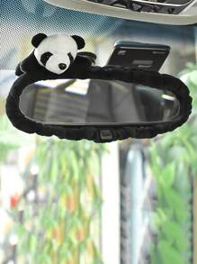 1 件装汽车后视镜盖装饰可爱熊猫倒车镜盖汽车内饰装饰 - 均碼 - 查看 2