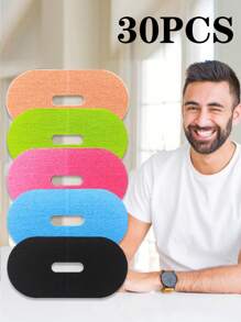 30 قطعة من شريط مريح ومتنفس لتقليل الشخير، شريط أسود مريح ومتنفس مضاد للشخير، شريط متنفس للرجال والنساء، شريط ممتاز للمساعدة على النوم بسلام، إزالة بدون ألم، خالي من مواد مسببة للحساسية والالتيكس، لطيف على البشرة، قوي الإمساك وإزالة بدون ألم (إذا لم يتم تحديد الكمية في المواصفات، فهي 30 قطعة)