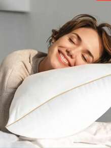 1 pieza Núcleo de almohada de algodón de hotel, suave y acogedor para el dormitorio, de alta calidad, con 700GR 50x60