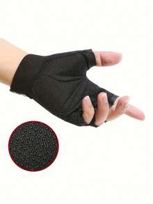 زوج من قفازات ركوب الدراجات للرجال للأنشطة الخارجية، مضادة للانزلاق ، واقية من أشعة الشمس، مقاومة للتآكل، للمشي، التسلق، الصيد، الرياضة والتدريب الخارجي - متعدد الألوان - مشاهدة 6