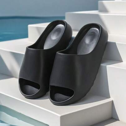 Pantoufles super confortables pour femmes - semelle en mousse EVA respirante et antidérapante, conception à bout ouvert, chaussures souples et légères pour un usage casual, convient pour l'intérieur/extérieur, la plage, la douche - toutes saisons