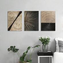 1pc /3PCS Wall Arts Posters Optional Frame Abstract Luxury Wall Art Canvas Posters Gold Black Surround Canvas Painting Living Room Nordic Decoration Painting Home Decoration Frameless/Framed Canvas Art ,Wall Art With Frame