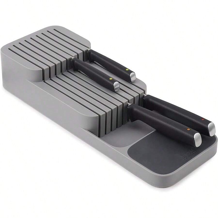 Jos.Eph Joseph DrawerStore Knife Organizer, Holds Up To 9 Knives, Kitchen Organization & Drawer Storage – Compact, - Knife Organizer - 查看 1