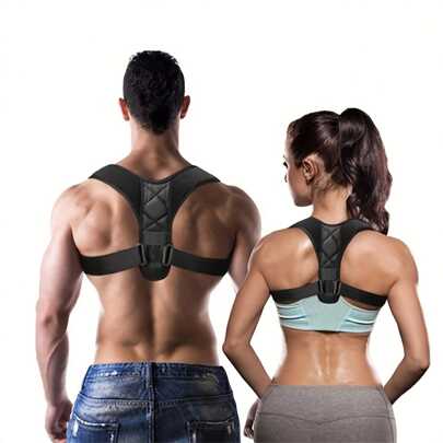 ComfortFit Posture Corrector For Men & Women - Adjustable, Breathable Orthopedic Brace - Seamless Upper Back, Spine, Neck & Shoulder Support - Ideal For Daily Wear, Clavicle Stabilization - Promotes Healthy Posture, Prevents Slouching
