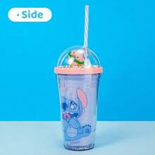 Miniso Pixar Lilo Stitch Donut Stacker Series Scented Candle Travel, Home Portable Daily(1PC) Sports Bottle, Water Bottle For Outdoor - Blue - View 4