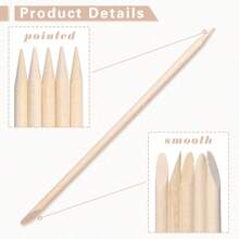 Eyebrow Wood Wax Stick Mini Wax Stick Lip Nose Eyebrow Wood Craft Facial Hair Small Scraper Home Hydrotherapy Hair Removal And Smoothing Device ,Hair Products And Accessories For Barber Salon Beauty Travel Essentials