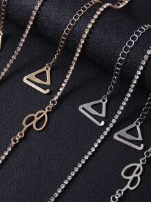 2 szt. damskie ozdobne ramiączka biustonosza ze strasami, modne seksowne odsłonięte ramiączka