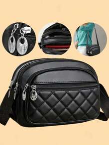 New Men's Fashion Shoulder Crossbody Bag For Men The Same All-In-One Commuter Leisure Bag