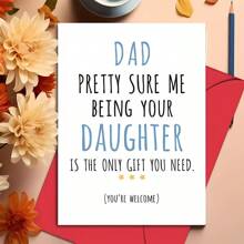 Humorous Dad Birthday Card - Perfect For Father's Day & Special Occasions, Unique Gift,Back To School,School Supplies - 5*7in - View 2