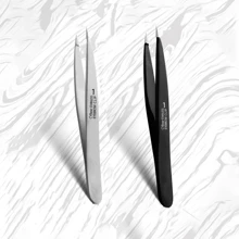 Pointed Tweezers | High Carbon Stainless Steel Needle Nose Tweezers | Fine Point Tweezers Precision Hair Removal | Perfectly Aligned & Hand-Filed Sharp Tweezers | Silver,Makeup,Cheap,Room Decor,Vanity,Travel,Bedroom,Makeup Accessories,Tweezers