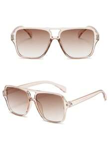 1 Pair Unisex Fashion Glasses, Suitable For Beach, Outdoor Travel, And Vacation, All Season - Multicolor - View 10