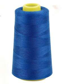 1 pieza Hilo de coser azul marino de 40/2, 1600 yardas, apto para múltiples propósitos - azul real - Ver 20