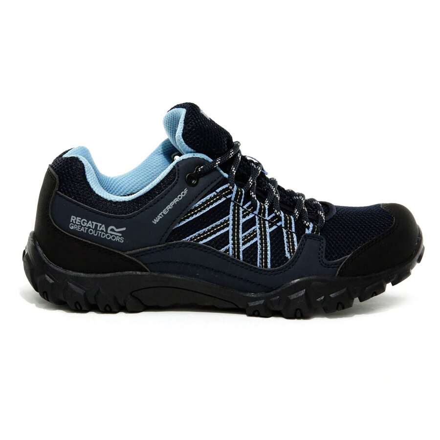 Regatta Womens/Ladies Edgepoint III Walking Shoes (Navy/Blue Skies) - Blue - View 1