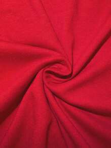 Without GOD I AM NOTHING T-Shirt Regular - 紅色 - 查看 5