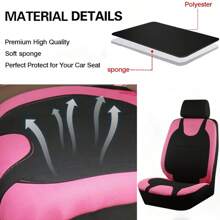 9件套汽车座椅套，兼容安全气囊，通用型，适用于卡车、轿车、SUV，防尘防污，女性专属设计，全套汽车座椅套，汽车配件