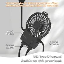 Mini ventilatore portatile, compatto ma potente, design carino, ventilatore personale palmare e da scrivania a 3 velocità con ventosa, ricaricabile USB, leggero, moda per ragazze/donne, ventilatore palmare estivo per uso interno/esterno, spiaggia, viaggio