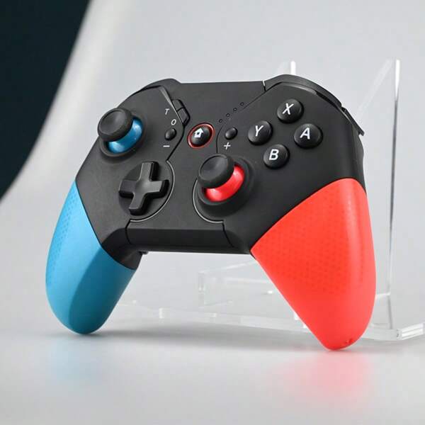 Mando inalámbrico TOPWOLF Pro Gamepad con doble vibración para Switch2/Switch/PC/Android/IOS/Steam, con función de encendido, función ajustable de ráfaga a tres velocidades, giroscopio de seis ejes