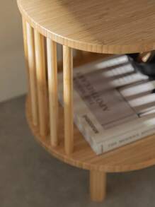 Mesa de noche de bambú Connery, decoración de dormitorio, mesa lateral, escritorio de rincón, mesa de decoración de habitación, muebles de dormitorio de bambú, gabinete de noche moderno para almacenamiento, mesa de noche de madera maciza para dormitorio