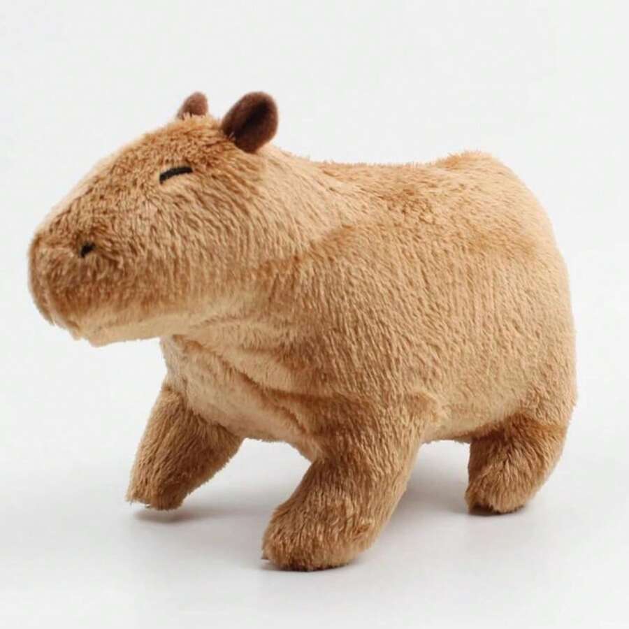 Cute Filó Capybara Plush Toy Hypoallergenic For Children 30cm - Rust Brown - View 1