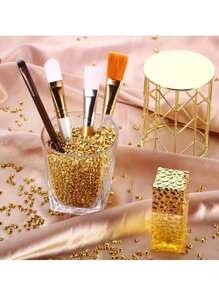 10.000 stuks gouden acryl diamanten confetti, sprankelende diamanten confetti voor feestdecoratie, bruiloften, verjaardagen, afstuderen, lente- en zomerdecoratie voor op tafel, decoratie voor bruiloften, tafeldecoratie, doe-het-zelf accessoires, vaasvuller, foto-rekwisieten, aquariumvuller