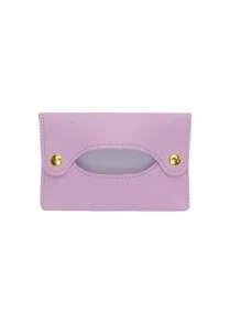 1pc Japan And South Korea Simple PU Leather Drawer Bag Portable Mini Facial Tissue Storage Bag Ins Style Car Tissue Box Back To School Travel Travel High Color Value - Multicolor - View 9