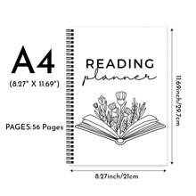 Reading Plan Notebook, 2025 Reading Plan, Reading Challenge, Book Review Diary, Monthly Reading Diary - Best Gift For Book Lovers,School Supplies,Back To School