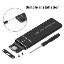 Boîtier SAMGET M.2 NVMe SSD USB3.1 PCIe SSD 10Gbit/s. Boîtier mobile prenant en charge le protocole NVME vers Type-C. Boîtier pour disque dur externe en métal massif pour ordinateur portable et téléphone (disque dur non inclus). Seul le protocole NVME est pris en charge, le protocole SATA n'est pas pris en charge.