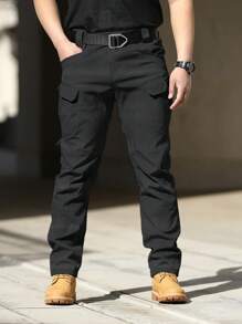 Men's Tactical Pants, Lightweight Quick-Dry Hiking Outdoor Durable Training Cargo Pants, All Seasons