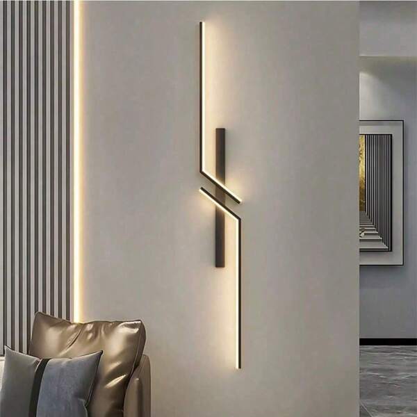 Moderne LED Wandleuchte Heim-Dekoration Armaturen Einfachheit Wandbeleuchtung Dekorationsarmaturen Minimalistisch starke Elektrik Wandleuchte Luxus Heim-Dekoration warmweiß 2700-3500K Aluminium/Silikagel Wandleuchten schwarze Wandleuchten mit LED warmem Licht für Wohnzimmer Kücheninsel Schlafzimmer Nachttisch Kinderzimmer Esszimmer Flur Lampe Eingangsbereich Treppe Restaurant Café Moderne Büro Heim-Dekoration Armaturen Wandleuchten