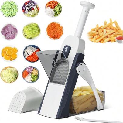 1 Set, Multifunctional Vegetable And Fruit Cutter And Grater, The Vegetable Cutter Can Be Used To Cut Cubes, Slices, Strips And Sticks Out Of Potatoes, For Kitchen Helpers And Household Appliances Kitchen Accessories
