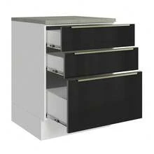 MADESA Baker's Racks - สีดำและสีขาว - ดู 3