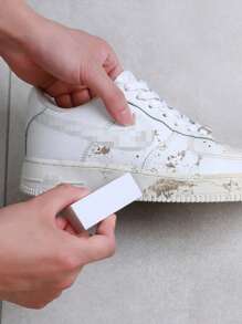 1pc/2pcs Suede Eraser Shoe Shine Cleaning, Suitable For Suede, Sneakers, Hole Shoes, Small White Shoes, Sneakers, Etc., Stain Removal Dry Cleaning Eraser, Toilet Tools, Cleaning Utensils, Bathroom Decoration