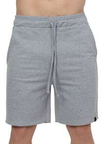 Men's Casual Gym Sweat Shorts - Grey - View 1