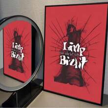 1 Piece Unframed Pop Posters Wall Arts Limp Bizkit Poster Poster Paper Print Home Living Room Bedroom Entrance Bar Cafe Art Painting Decoration