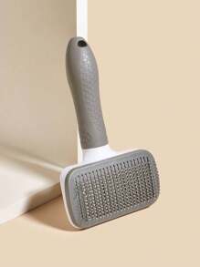 宠物美容护理套装：指甲钳、锉刀、刷子、宠物牙刷、多功能狗猫美容清洁工具包 - 灰色 - 查看 6