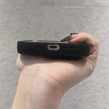 猎豹纹 1 件黑色哑光渐变豹纹商务手机壳适用于 16 Pro Max、15/14 Plus、13、12、11，兼容三星系列防水防震防摔防刮 - 彩色 - 查看 3