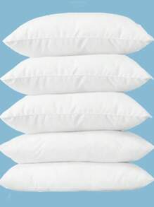 5 piezas Almohada relleno de primavera para el hogar, suave y cómoda, lavable, hipoalergénica de fibra de silicona 50x70