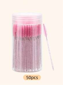 50/100/200pcs Disposable Mascara Wands, Mascara Applicator Makeup Brush Set - Multicolor - View 18