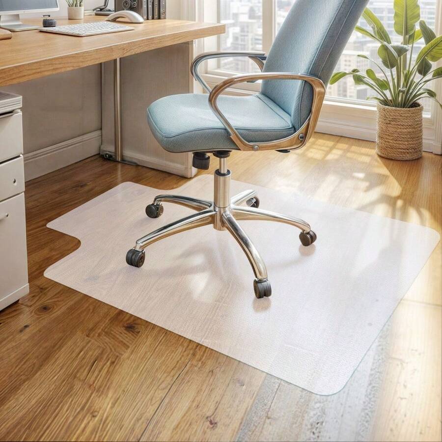 Chair Mat For Hard Floors 48'' * 36'' PVC Floor Mat Protector Home Office