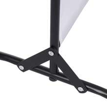 Faltbarer Raumteiler  hoher Sichtschutz  Büro/Raumtrenner 200*170cm Weiß - Weiss - Übersicht 8