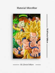 1 pieza Toalla de playa con diseño de anime Bandai, manta de playa de microfibra súper suave y sin arena, súper absorbente para viajes, natación, buceo, surf, yoga, camping, accesorios y artículos esenciales de playa