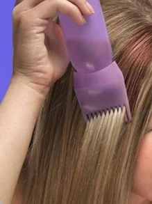 4 件装沙龙发油涂抹瓶专业美发染发梳瓶理发店美发师染发用品、发夹、发饰 - 彩色 - 查看 3