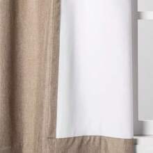 1pc Room Darkening Heathered Window Curtain Panel - Room Essentials™ - Pink - View 8