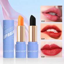 A Color Change Lip Balm TINTED Lip Stick Nourising Moisturizing Lip Make Up Black Color Lip Balm Anti-Drying Lips Skin Care