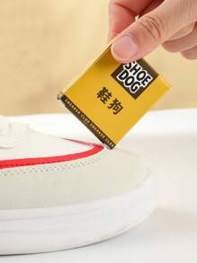 1pc/2pcs Suede Eraser Shoe Shine Cleaning, Suitable For Suede, Sneakers, Hole Shoes, Small White Shoes, Sneakers, Etc., Stain Removal Dry Cleaning Eraser, Toilet Tools, Cleaning Utensils, Bathroom Decoration