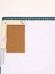 Precision Crafted Cutting Guide Ruler - Suitable For DIY Projects, Book Covers And Photo Albums