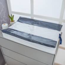 Anatomical Baby Changing Table Dresser Plastic Cover Luxury P - Xanh và trắng - Xem 3