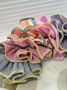 Duże gumki do włosów z falbanką w kratkę, urocze ozdoby do włosów, akcesoria do włosów dla kobiet, narzędzia do włosów, akcesoria kosmetyczne, akcesoria do kręconych włosów, akcesoria do włosów, akcesoria do włosów, akcesoria, akcesoria do włosów dla kobiet, jesień, podróże, narzędzia do włosów, akcesoria damskie, artykuły do włosów, kręcone włosy, gumki do włosów, gumki do włosów, gumki do włosów, akcesoria do kręconych włosów, prezenty, podróże, prezenty dla kobiet, akcesoria do włosów, ozdoby do pończoch